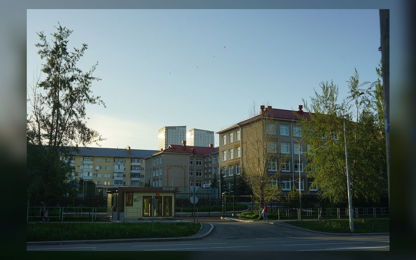 Здание школы в Уфе