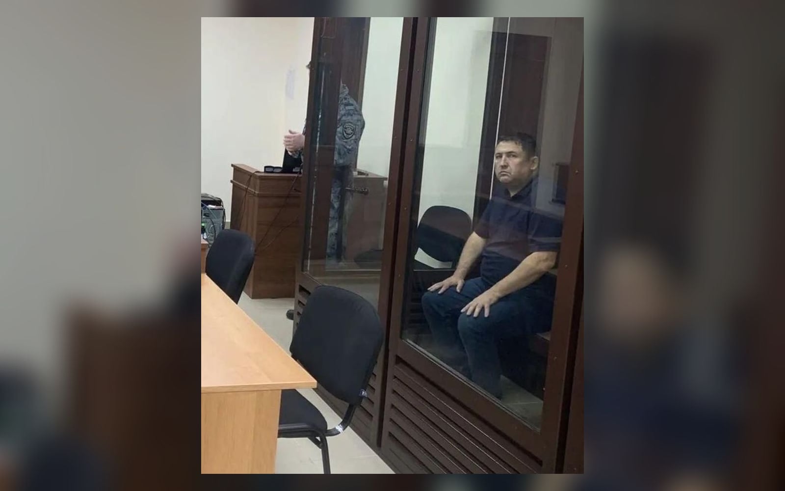 Яков Барбицкий в зале Красногорского районного суда