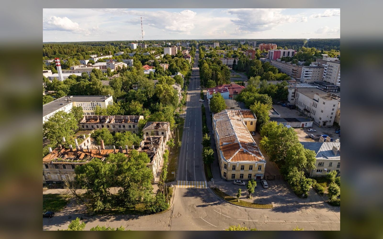 Проспект Володарского в Луге