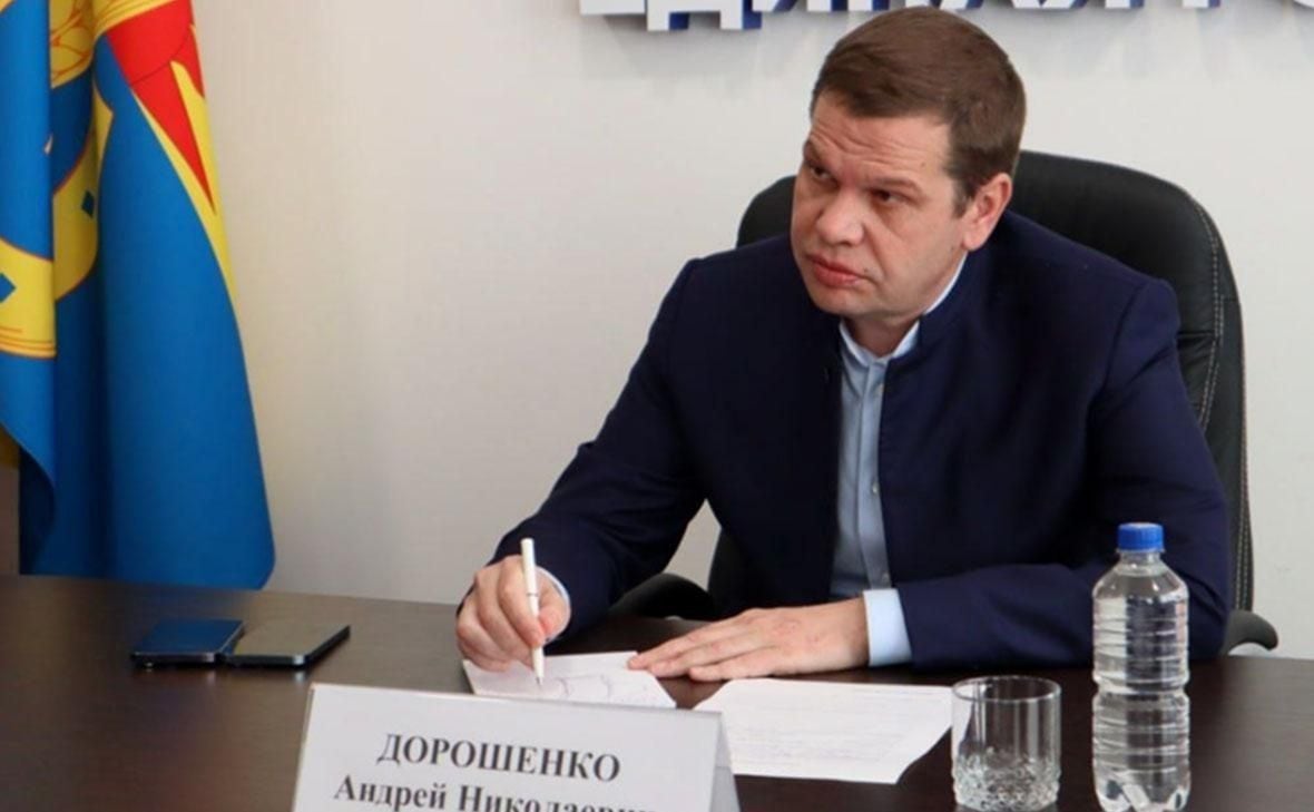 Андрей Дорошенко на рабочем совещании
