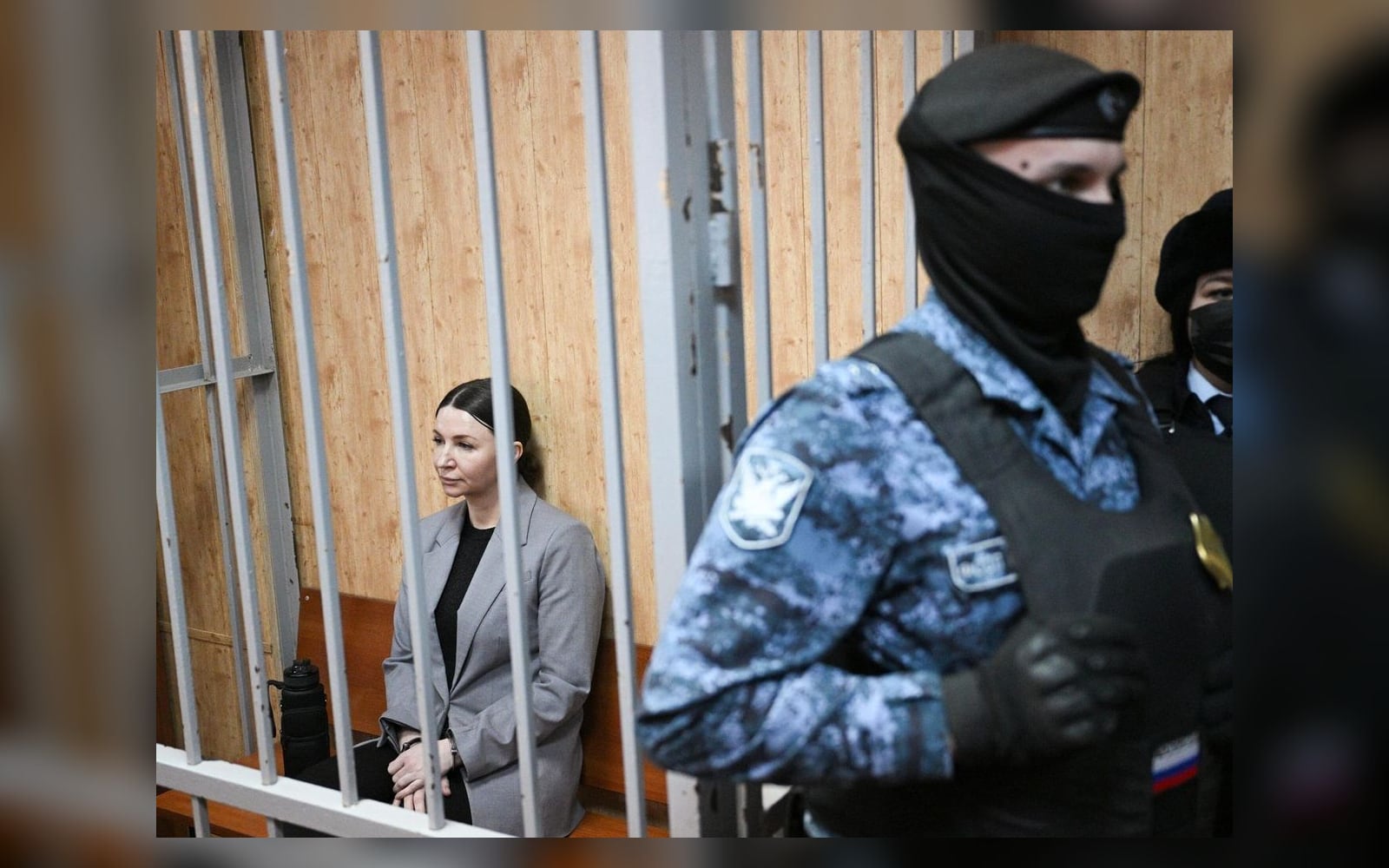 Елена Блиновская в зале Савеловского суда Москвы
