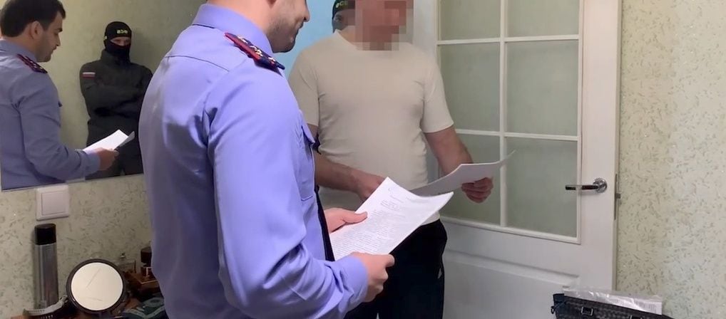 Задержание Данияра Забирова, кадр оперативной съёмки