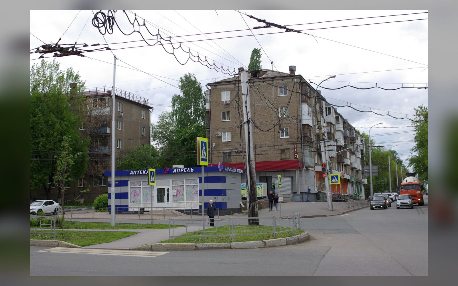 Жилые дома на Вологодской улице в Уфе