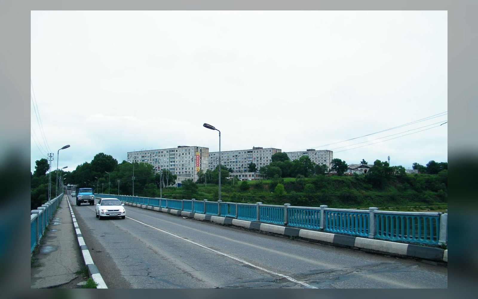 Мост через Уссури в Лесозаводске