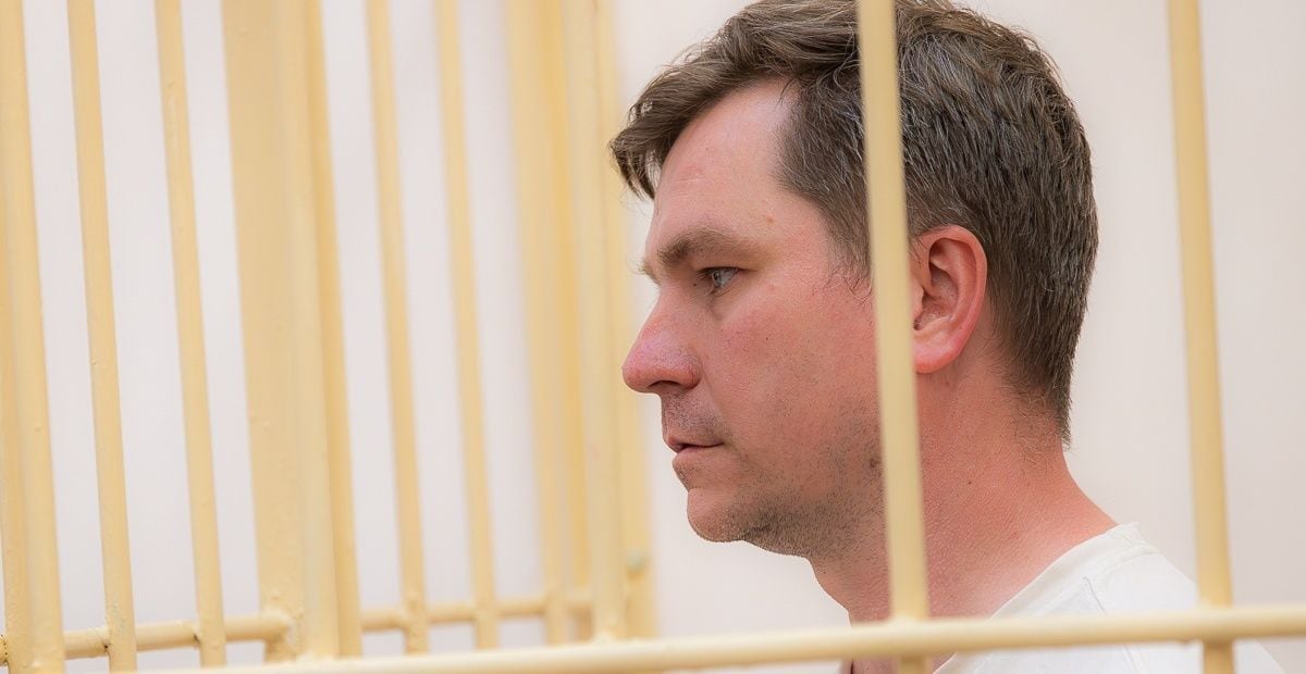 Александр Лунев в зале Кировского районного суда Томска